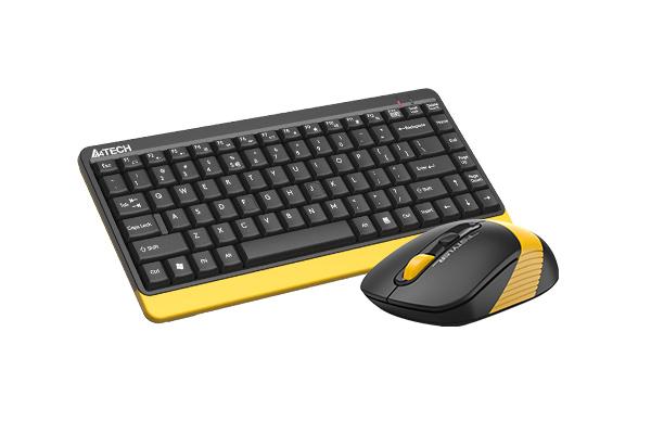 A4TECH FG1110  2.4G Compact Desktop Set, Bumblebee 