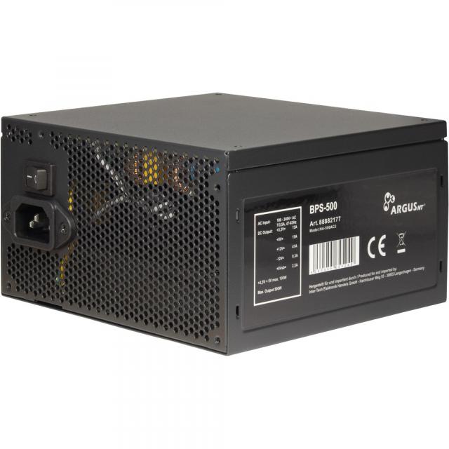 Power Supply Inter Tech Argus BPS-500, 500W 80+ Bronze 