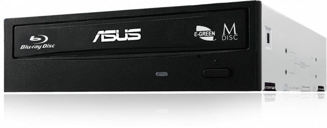 Записващо устройство Blu-Ray ASUS BW-16D1HT, за вграждане в компютър, SATA, черен 