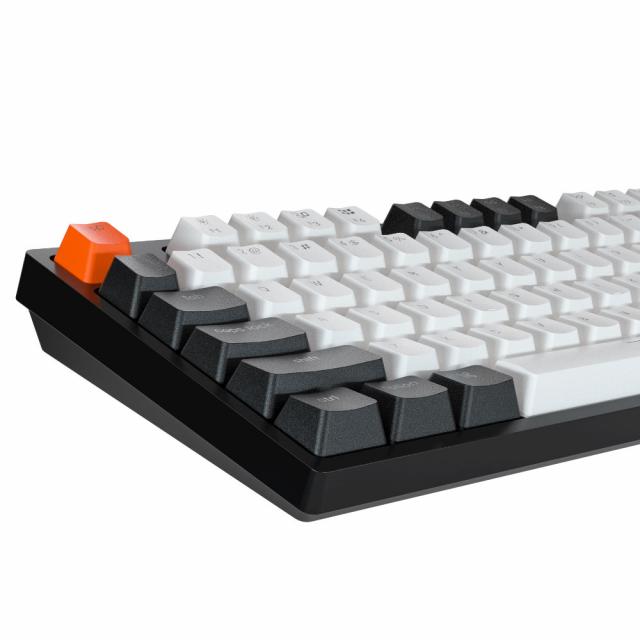 Геймърска Механична клавиатура Keychron C2 Full-Size Gateron G Pro Brown Switch White LED ABS 