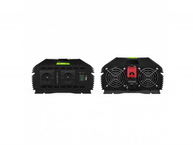 Инвертор PRO GREEN CELL, 12/220V, DC/AC, 3000W/6000W, Модифицирана синусоида 