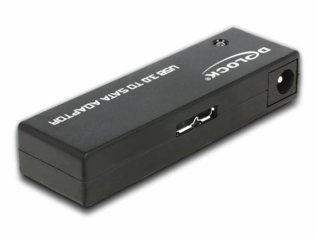 Конвертор Delock, SuperSpeed USB 5 Gbps (USB 3.2 Gen 1) - SATA 6 Gbps, Вкл. захранване 