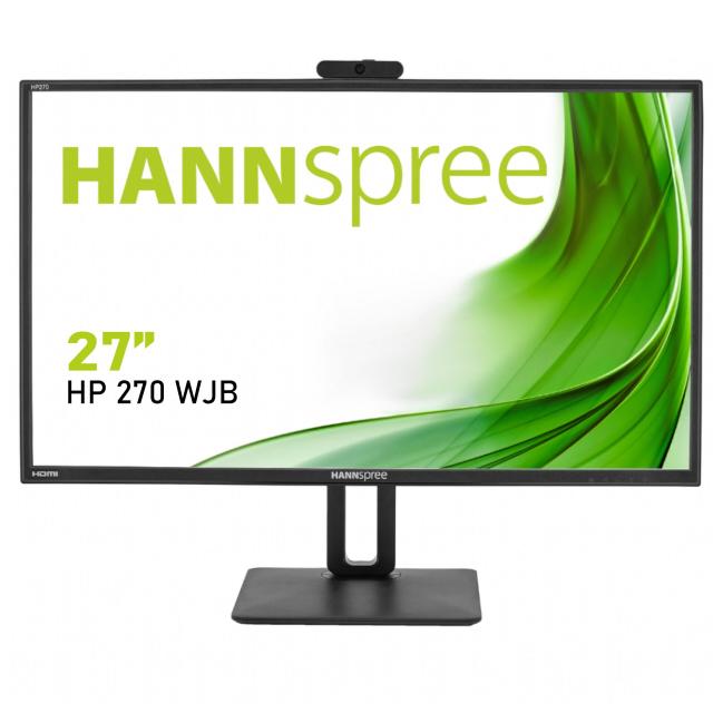 Monitor HANNSPREE HP248WJB, 27 inch, Wide, Full HD, D-Sub, HDMI, DP, Black 