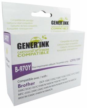 Ink cartridge UPRINT LC970/1000 BROTHER, Yellow