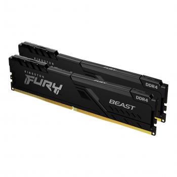 Memory Kingston FURY Beast Black 32GB(2x16GB) DDR4 3200MHz KF432C16BBK2/32