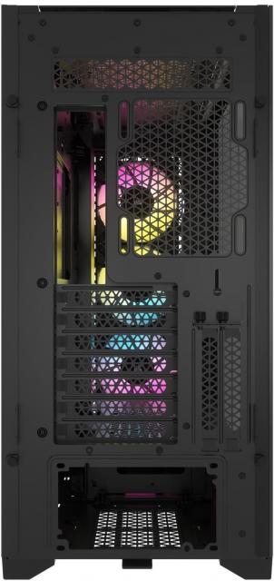 Кутия Corsair iCUE 5000D RGB Airflow Mid Tower, Tempered Glass, Черна 