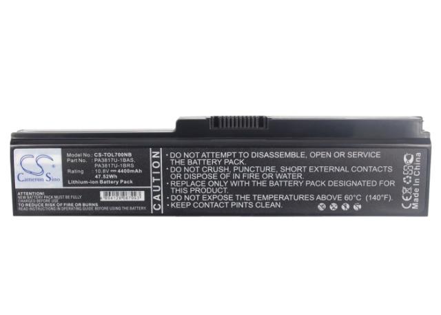 Батерия  за лаптоп Toshiba Satellite C650 C650D C660 C660D L650D L655 L750 PA3635U PA3817U, 10.8V, 4400mAh CAMERON SINO 