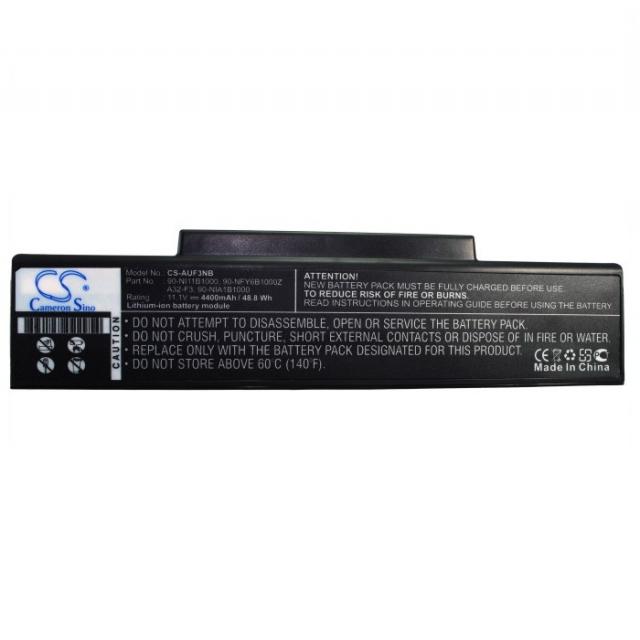 Laptop Battery  MSI M660; ASUS F3; GIGABYTE W551U CS-AUF3NB 11,1V 4400mAh CAMERON SINO 