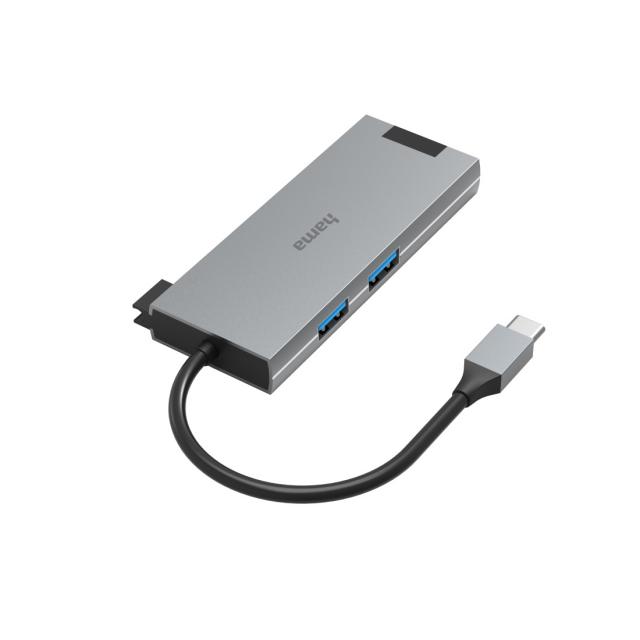 USB-C Hub, Multiport, 5 Ports, HAMA-200109 