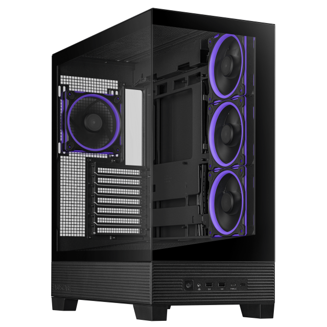 Case ASUS A31 PLUS ARGB - Black 