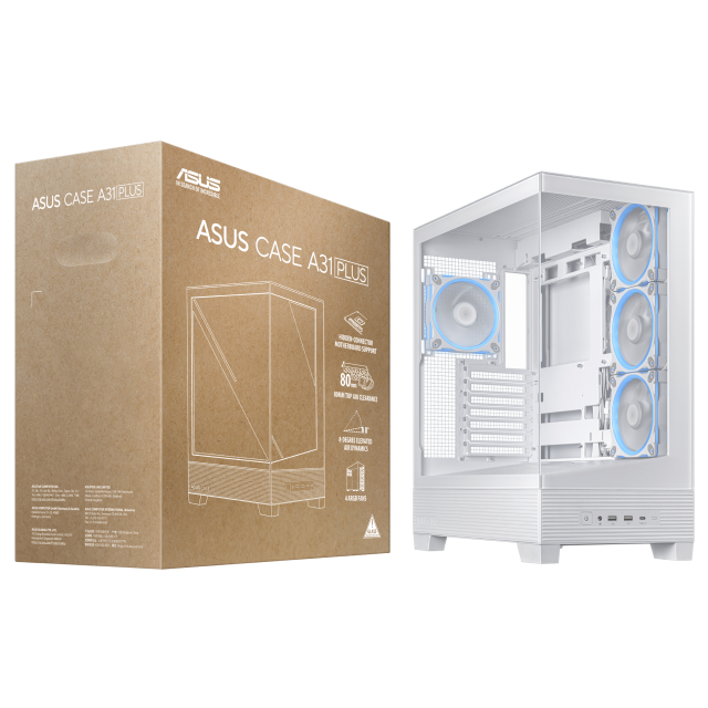 Case ASUS A31 PLUS ARGB - White 