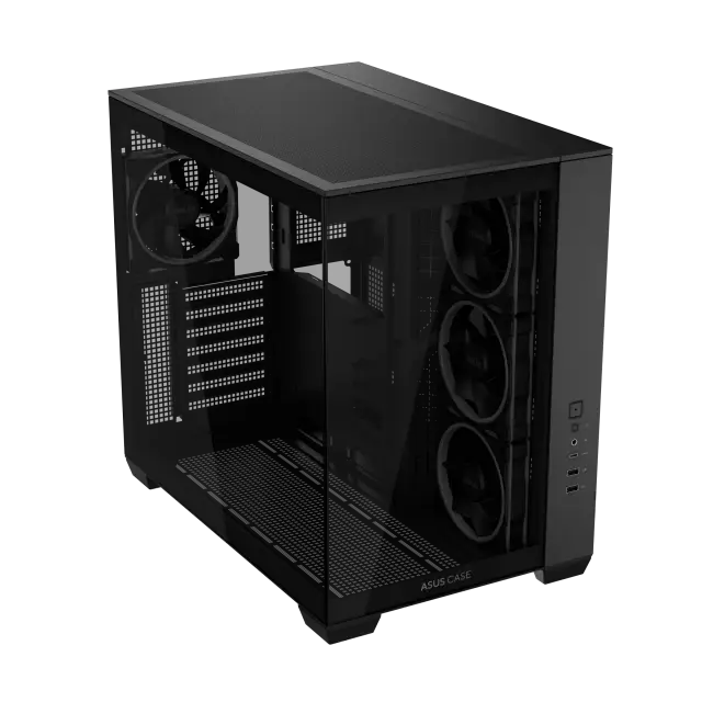 Case ASUS A32 PLUS Tempered Glass + 4 ARGB Fans - Black 