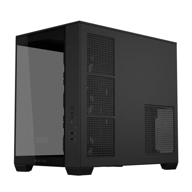 Case ASUS A32 PLUS Tempered Glass + 4 ARGB Fans - Black 
