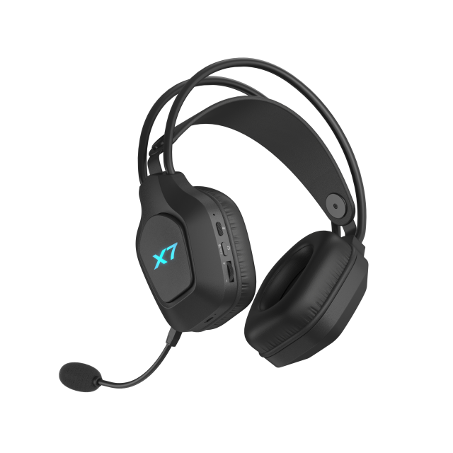 A4tech X7 Gaming Wireless Headphones XR-200, Bluetooth, RGB, black 