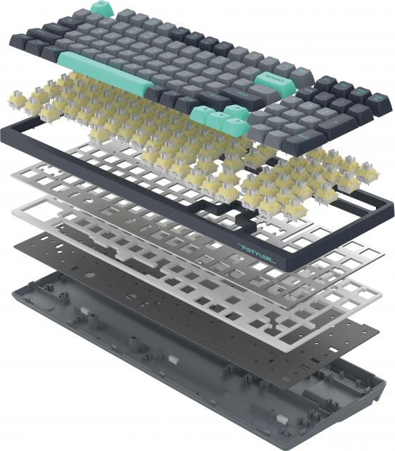 A4tech Fstyler FGS300 Panda Rock Mechanical TKL Cyrillic 