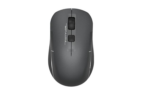 A4tech FB26CS Air2  Smoky Grey безжичнa мишка Dual mode,2000dpi,Li-Ion батерия, Безшумна 