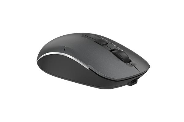 A4tech FB26CS Air2  Smoky Grey безжичнa мишка Dual mode,2000dpi,Li-Ion батерия, Безшумна 