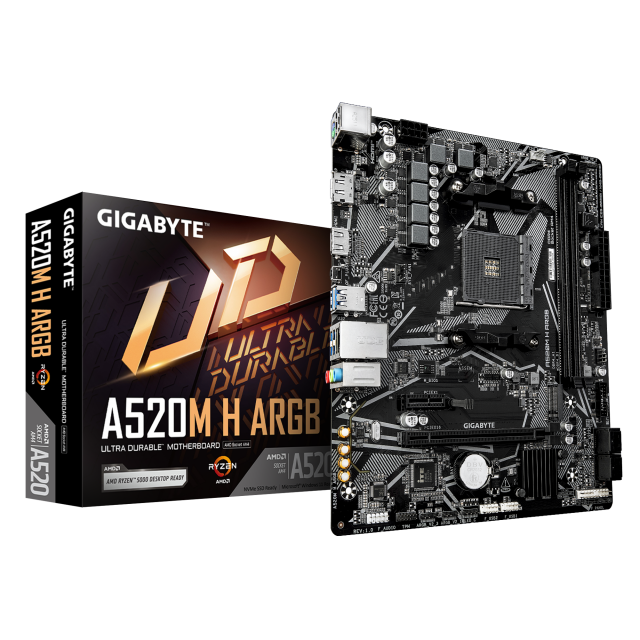 Motherboard GIGABYTE A520M H ARGB, Socket AM4 