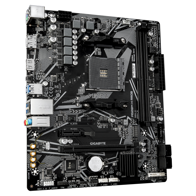 Motherboard GIGABYTE A520M H ARGB, Socket AM4 