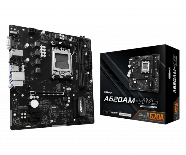 Дънна платка ASRock A620AM-HVS DDR5 Socket AM5 