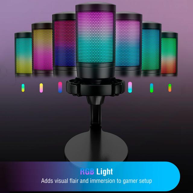 Desktop Microphone FIFINE A6NEO RGB - Black 