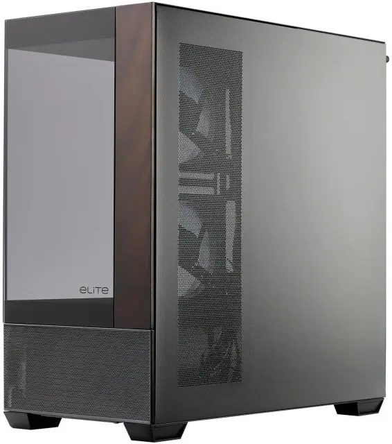 Кутия CoolerMaster Elite 690 Wood - Черна 