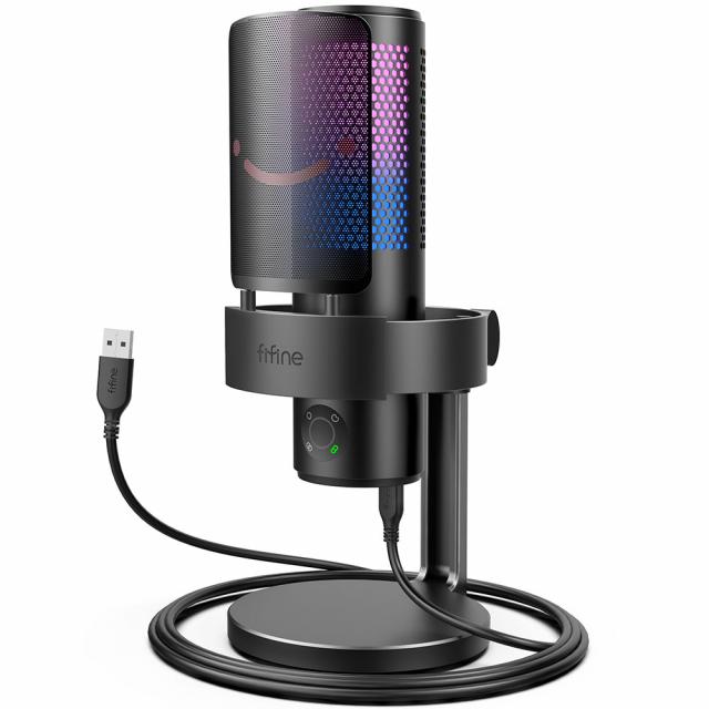 Desktop Microphone FIFINE A9 RGB 4 Polar Patterns- Black 
