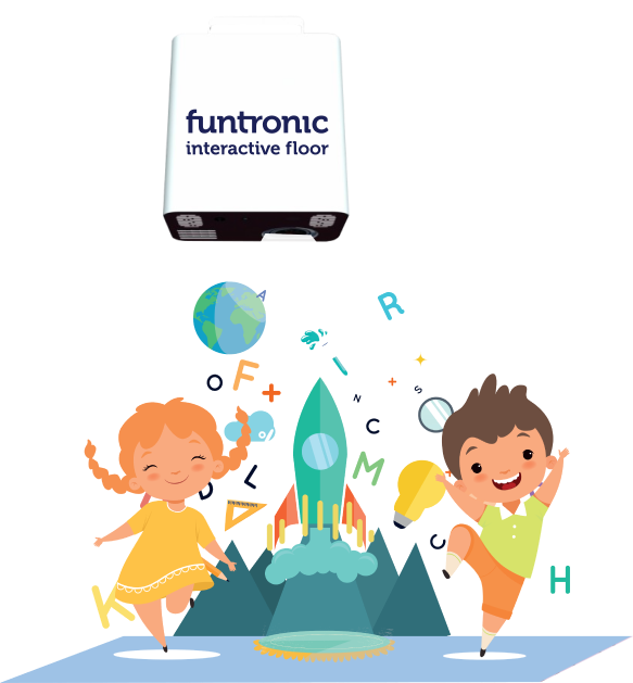 Interactive floor Funtronic with 96 games and 4 quizzes 
