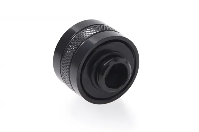 Компресионен фитинг Alphacool Eiszapfen PRO 16mm HardTube Fitting G1/4 - Deep Black (6 бр) 