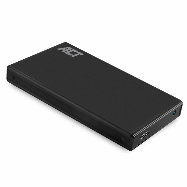 Чекмедже за твърд диск ACT AC1200, SATA, 2.5", USB-C 3.2 Gen1, Черен 