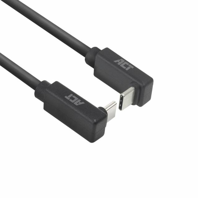 USB 3.0 10Gbps 60W USB Type-C® (up/down angled) to USB Type-C® (up/down angled) Cable, 2 meters 
