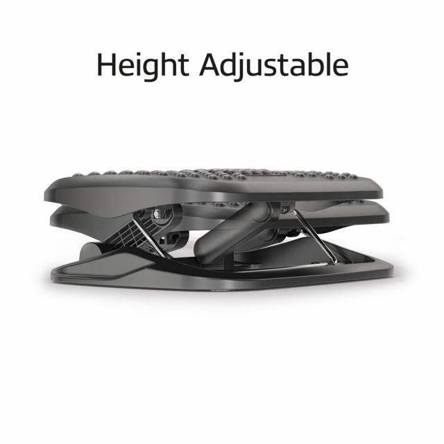 ACT Ergonomic Height Adjustable Footrest with Massage Rollers 