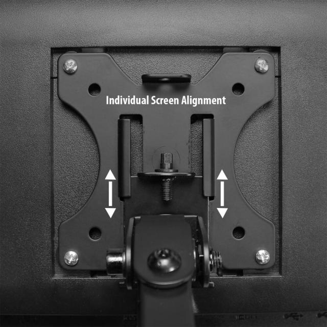 Single monitor arm Black AC8301, 10" - 35" 