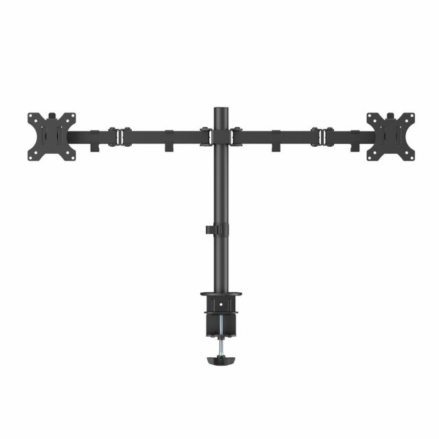 Monitor desk mount, 2 screens up to 35", VESA 