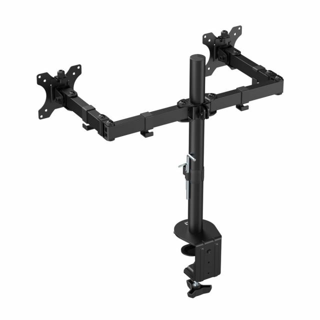 Monitor desk mount, 2 screens up to 35", VESA 