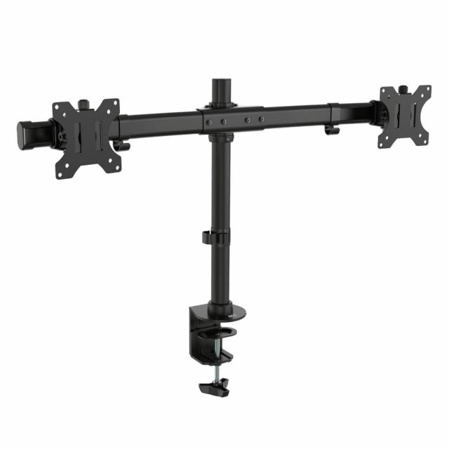 Monitor desk mount, 2 screens up to 27", VESA 