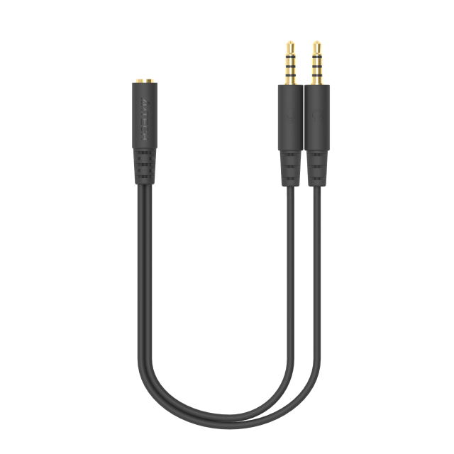 A4Tech Adapter AD-3P 3.5mm jack male - 2 х 3.5mm jack female 