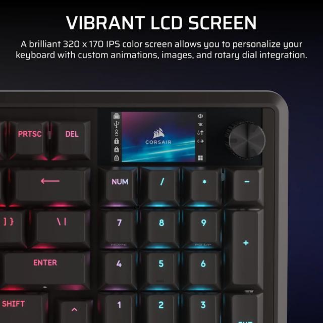Mechanical Keyboard Corsair Vanguard Pro 96 Hall Effect - Hyperdrive Magnetic Switch 