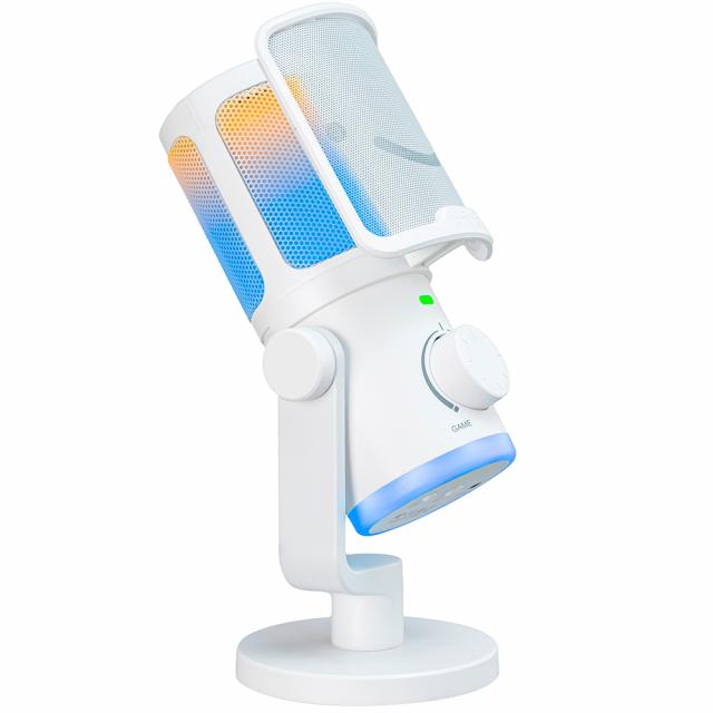 Desktop Microphone FIFINE AM6 RGB - White 