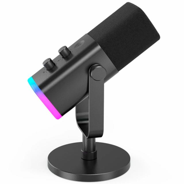 Desktop Microphone FIFINE AM8 Dynamic RGB XLR/USB- Black 