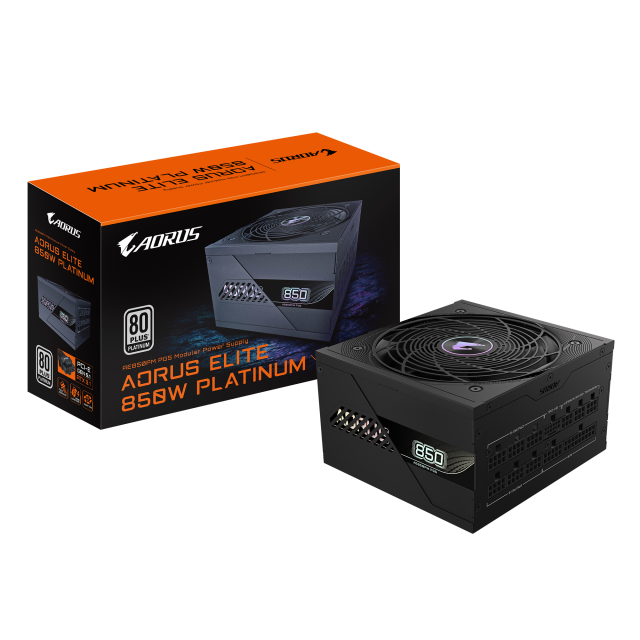 Power Supply Gigabyte AORUS ELITE P850W 80+ Platinum, PCIe 5.1 