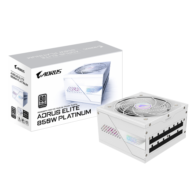 Power Supply Gigabyte AORUS ELITE P850W ICE 80+ Platinum, PCIe 5.1 