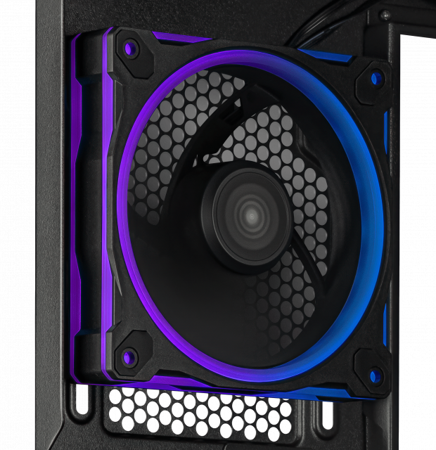 Case ASUS Prime AP202 ARGB mATX + 3 ARGB Fans - Black 
