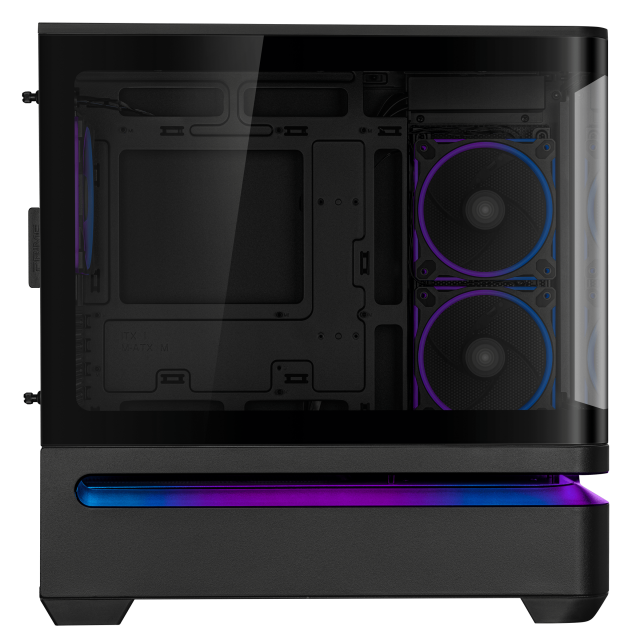 Case ASUS Prime AP202 ARGB mATX + 3 ARGB Fans - Black 