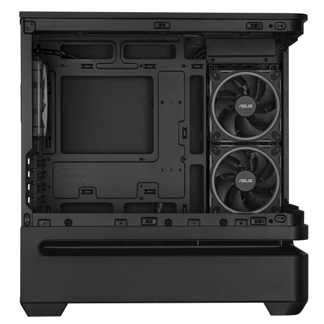 Case ASUS Prime AP202 ARGB mATX + 3 ARGB Fans - Black 
