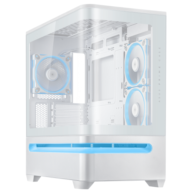 Case ASUS Prime AP202 ARGB mATX + 3 ARGB Fans - White 