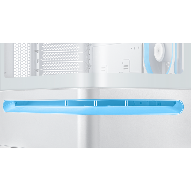 Case ASUS Prime AP202 ARGB mATX + 3 ARGB Fans - White 