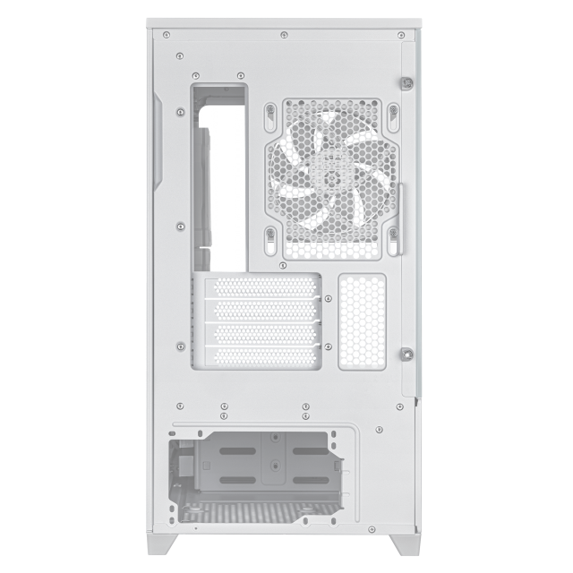 Case ASUS Prime AP202 ARGB mATX + 3 ARGB Fans - White 