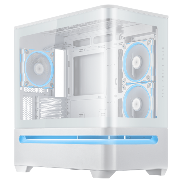 Case ASUS Prime AP202 ARGB mATX + 3 ARGB Fans - White 