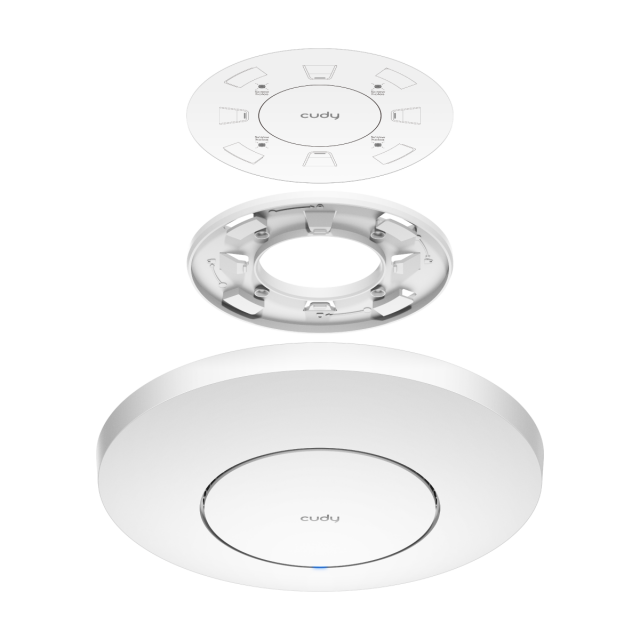 Access Point Cudy AP3000, AX3000, 2.4/5 GHz, 571 - 2402 Mbps, 1× 2.5 Gbps, PoE Adapter 